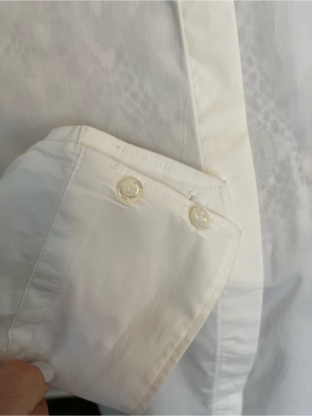 MaxMara Crisp White Button-Down Shirt - Picture 3 of 7